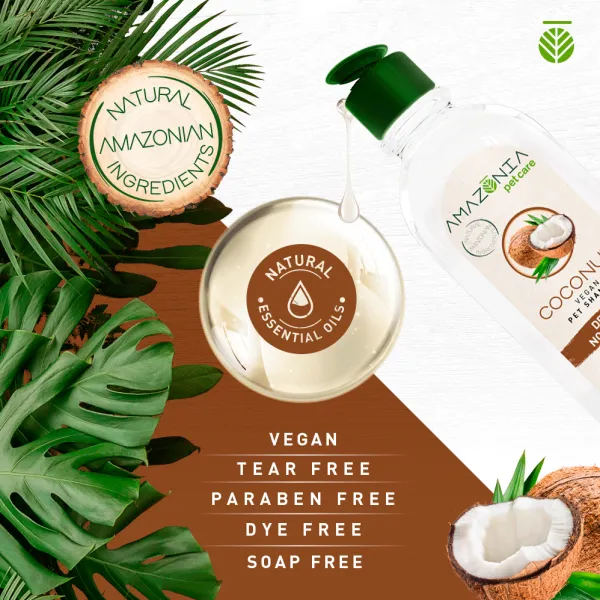 Amazonia Coconut Pet Shampoo