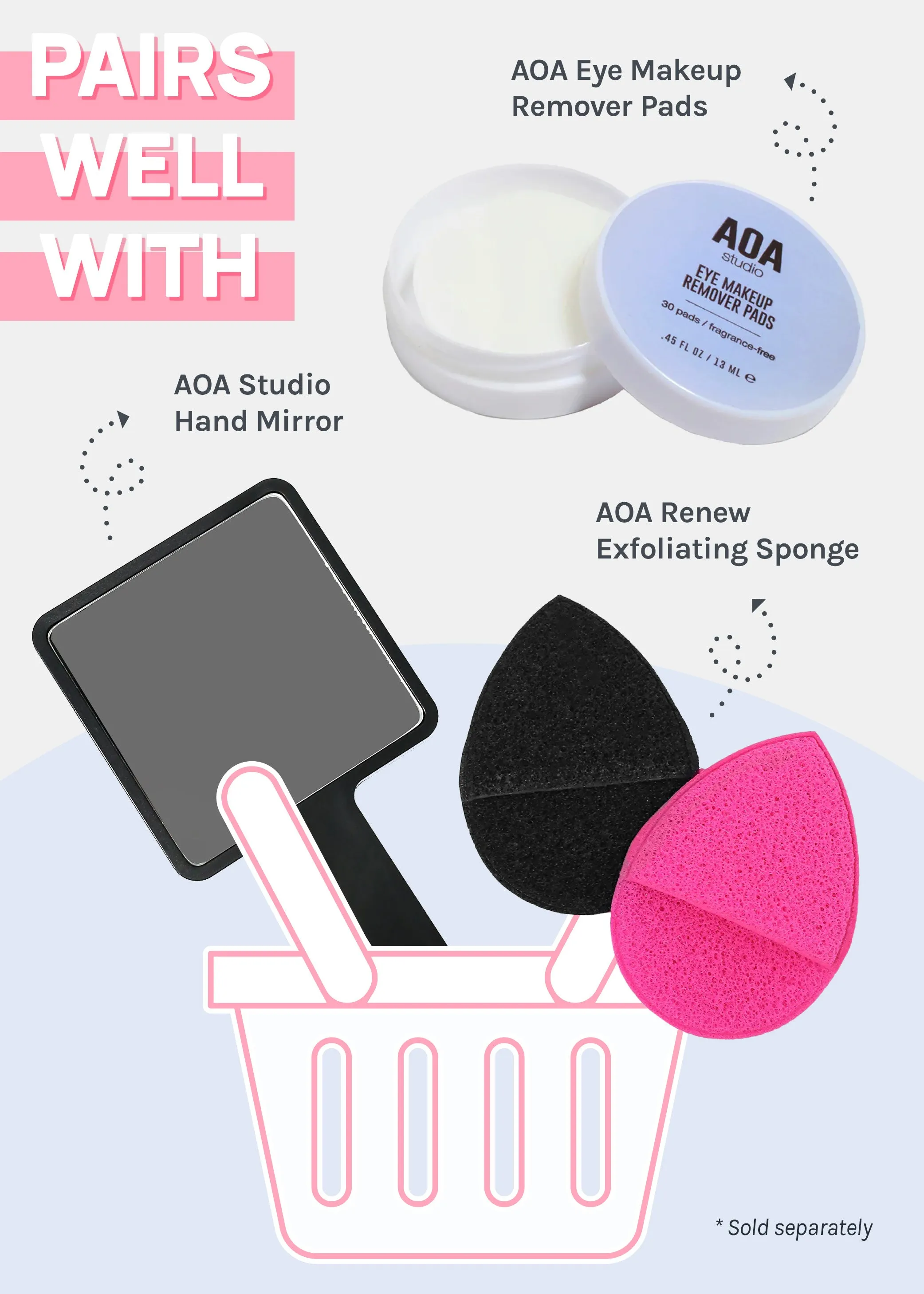 AOA Makeup Remover Wipes - Rose Water