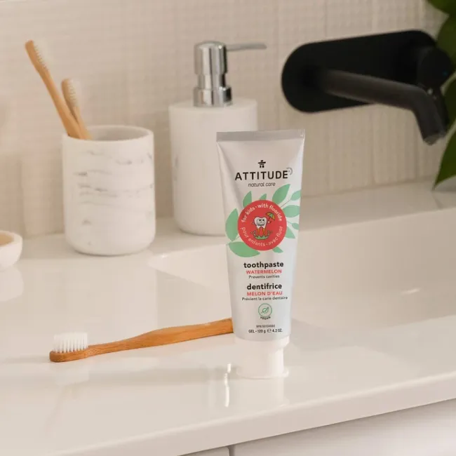 Attitude Kids Toothpaste with Fluoride - Watermelon