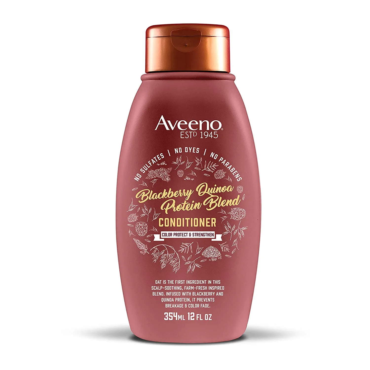 Aveeno Color Protect & Strengthen   Blackberry & Quinoa Conditioner (12oz)