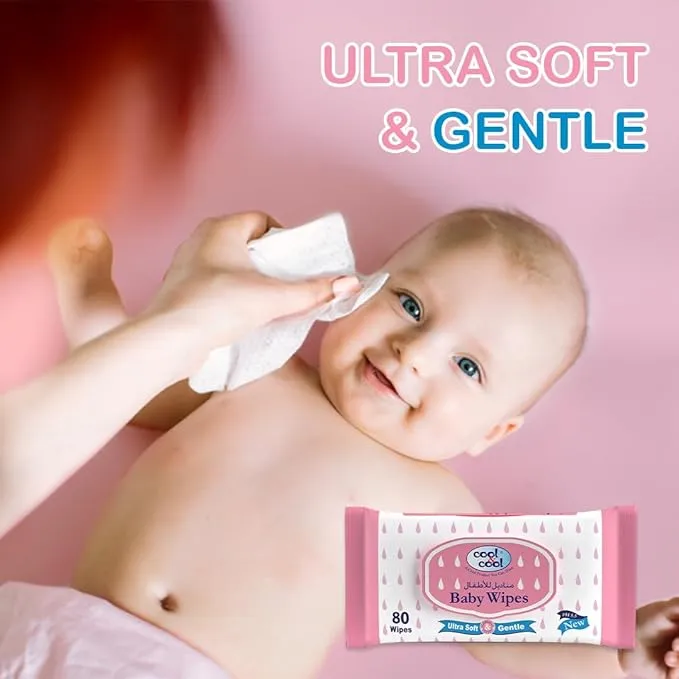 C&C Baby Wipes Ultra soft gentle 80s (3   1 free)