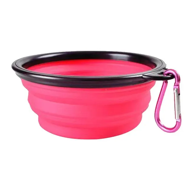 Collapsible Silicone Dog Bowl Outdoor