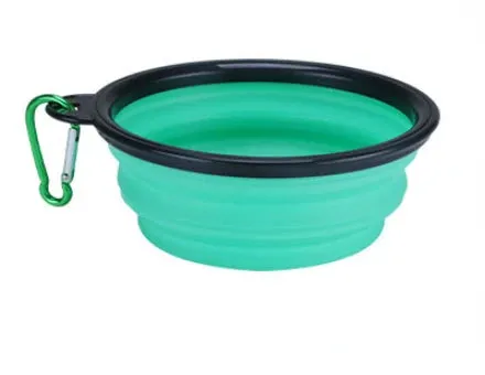 Collapsible Silicone Dog Bowl Outdoor