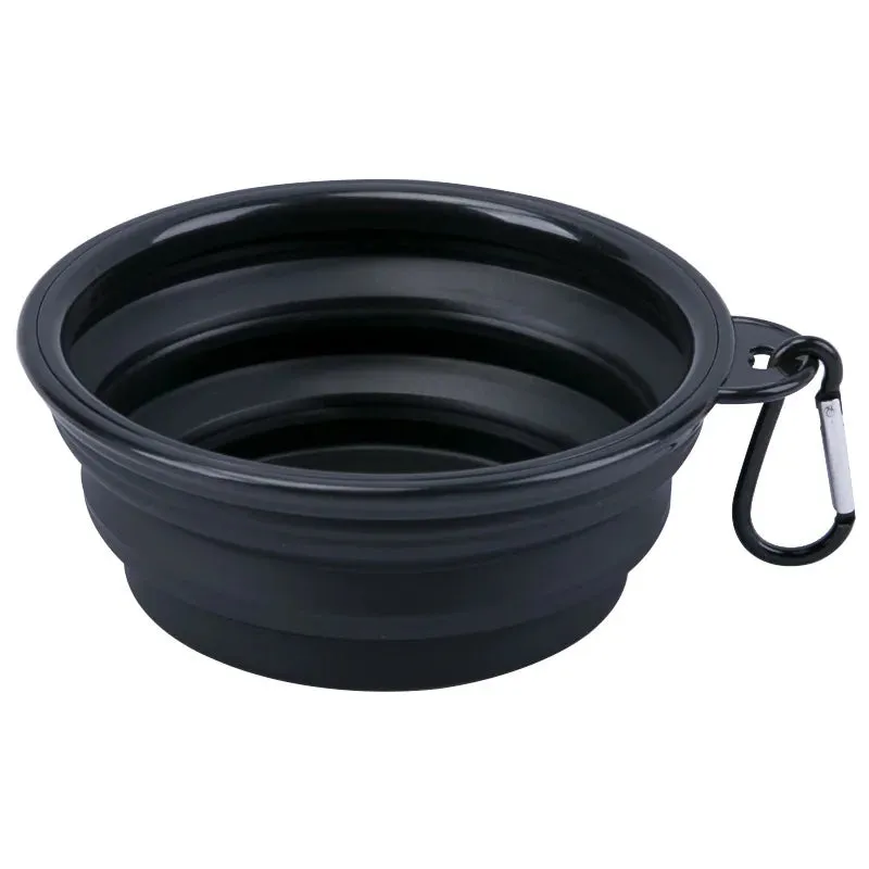 Collapsible Silicone Dog Bowl Outdoor