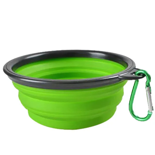 Collapsible Silicone Dog Bowl Outdoor