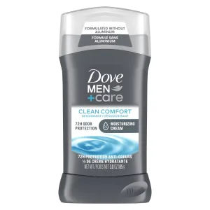 Dove Men Care Long Lasting Antiperspirant Deodorant Stick, Clean Comfort, 3 oz