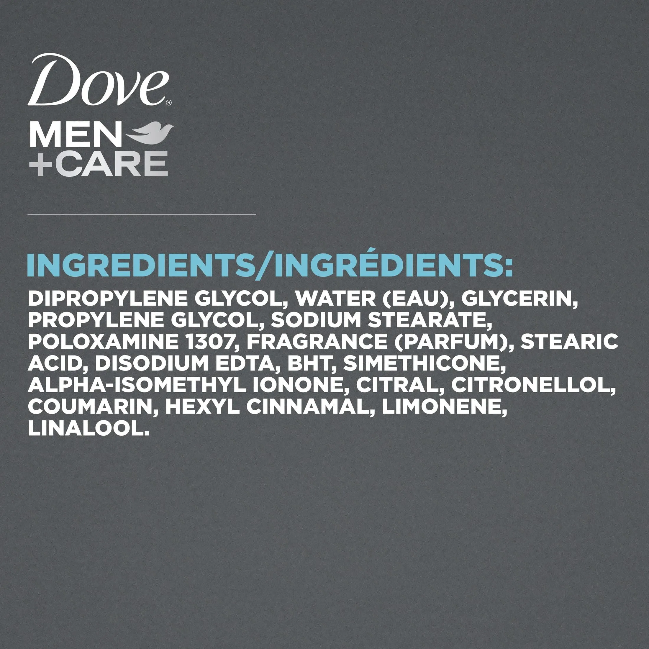 Dove Men Care Long Lasting Antiperspirant Deodorant Stick, Clean Comfort, 3 oz