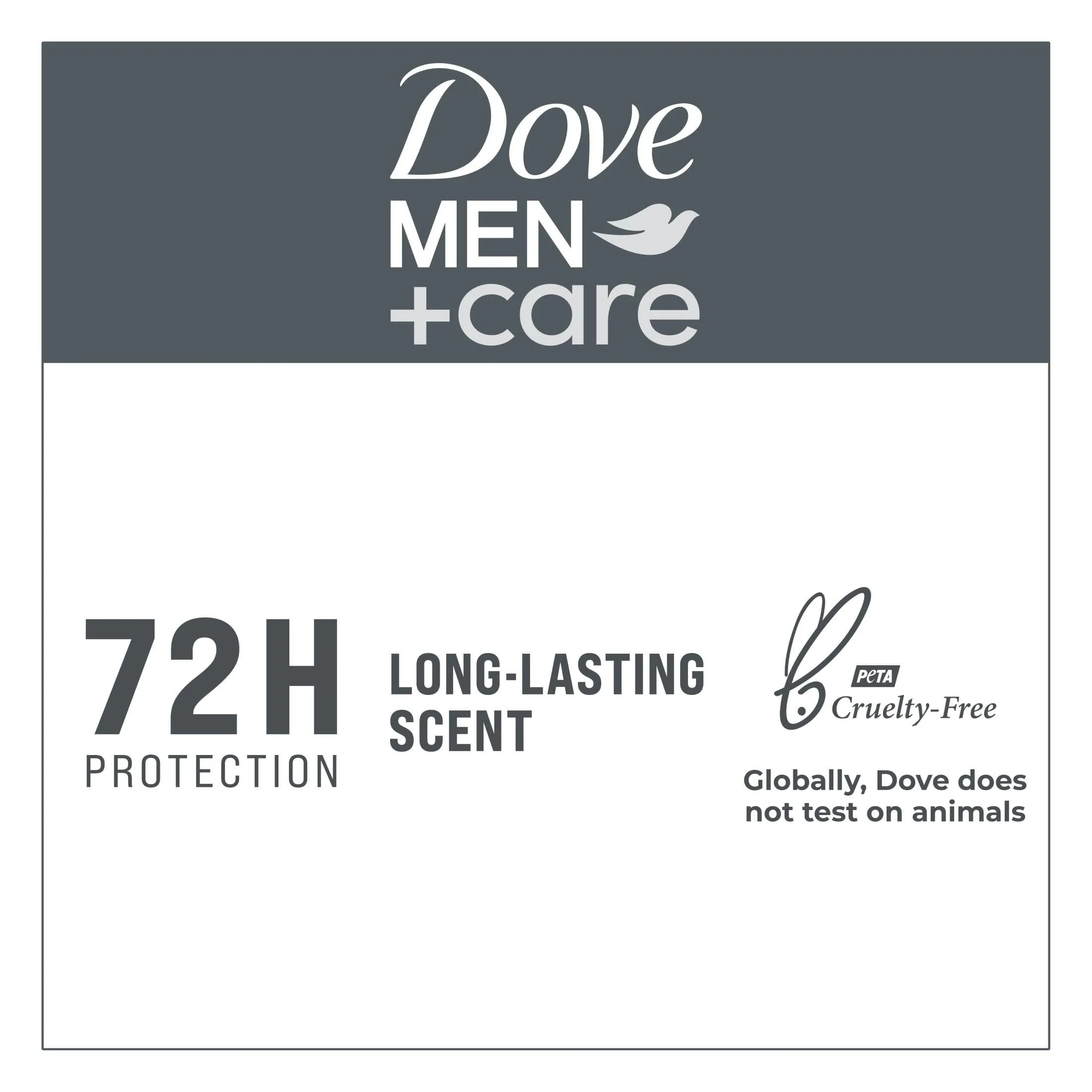 Dove Men Care Long Lasting Antiperspirant Deodorant Stick, Clean Comfort, 3 oz