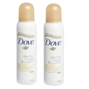 Dove Silk Dry - Anti-Perspirant Deodorant (Pack of 2) 169 ml