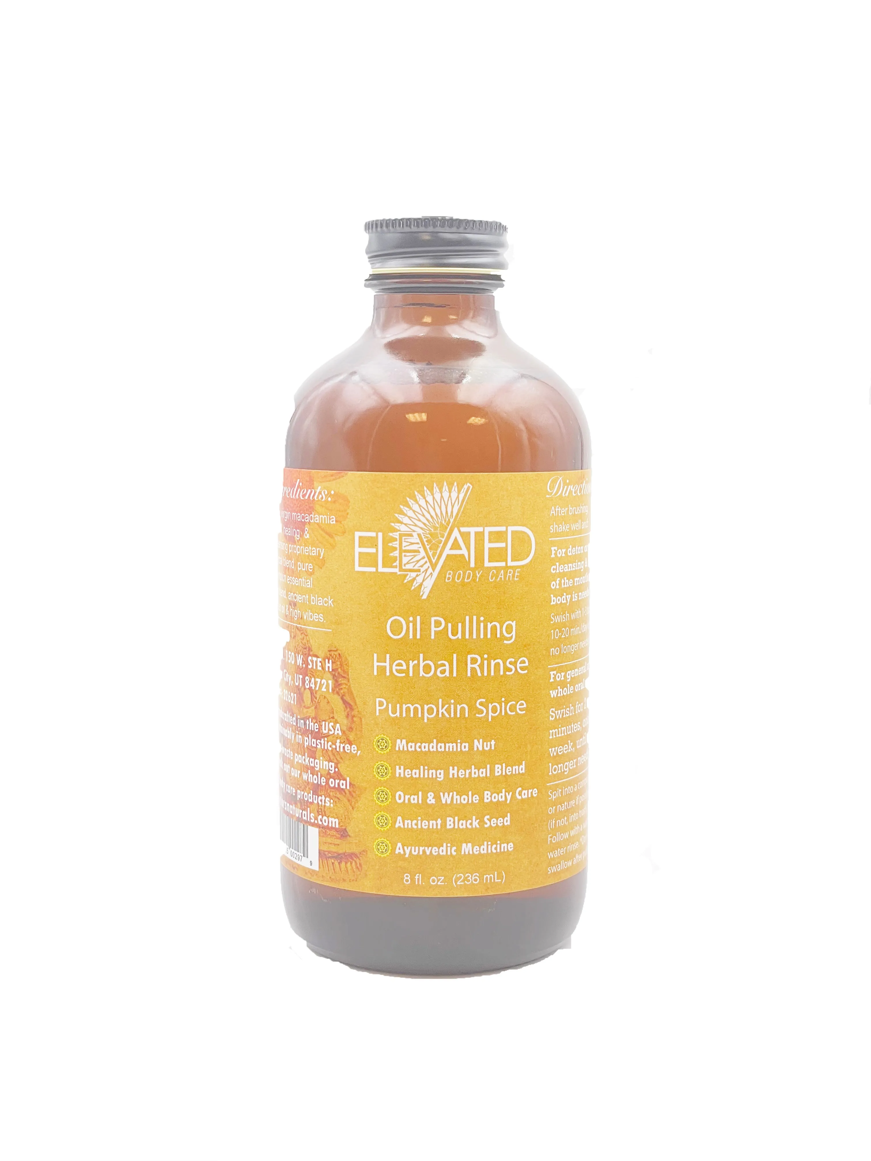 ELEVATED - Oil Pulling Herbal Rinse Ayurvedic Teeth Whitening & Detox