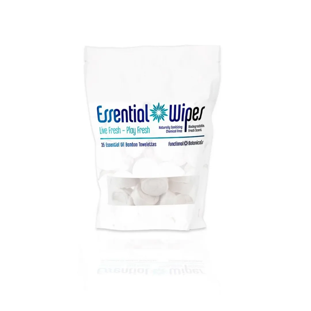 Essential Wipes - Eco Pak (35 wipes) | Functional Botanicals