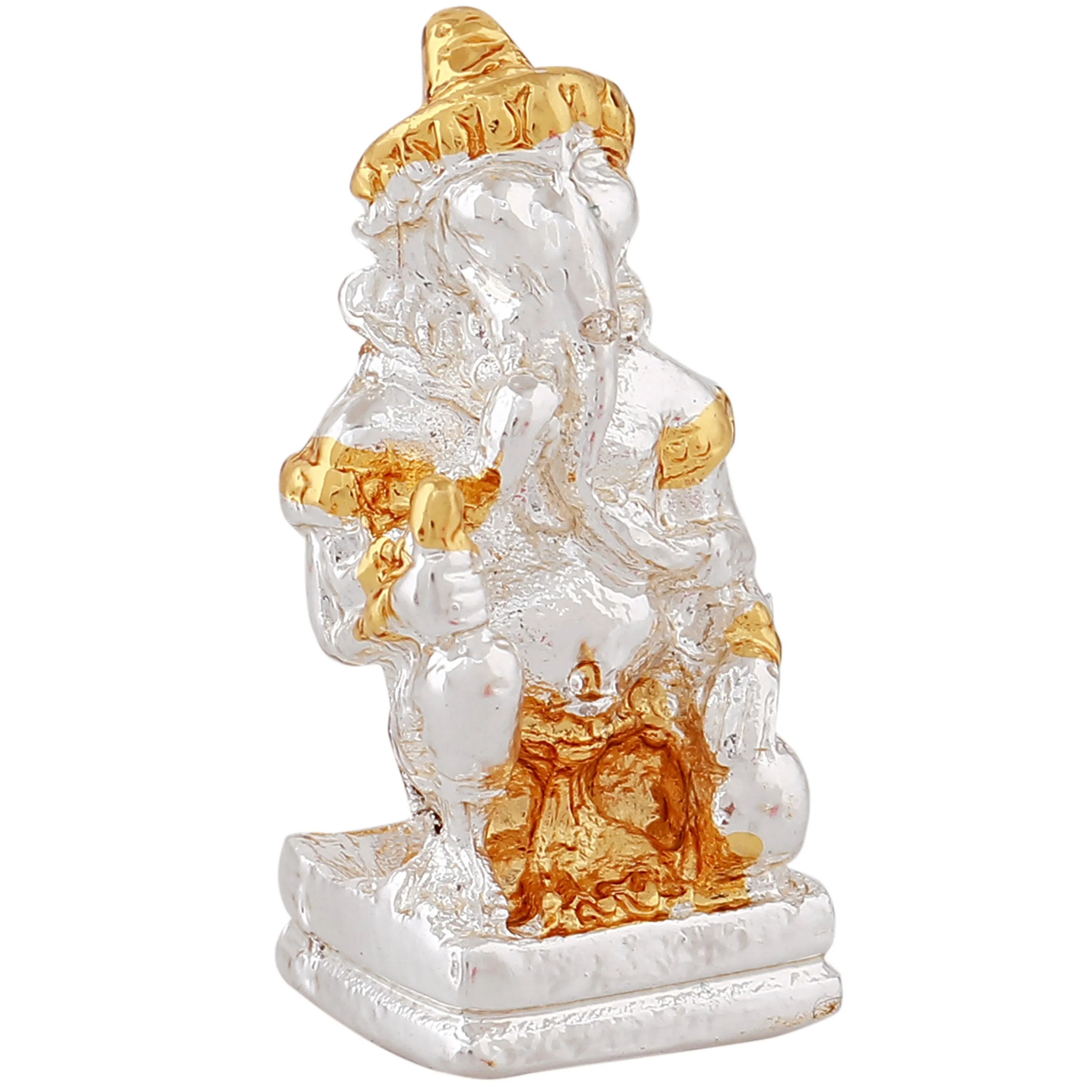 Estele Gold & Rhodium Plated Divine Ganesh Idol