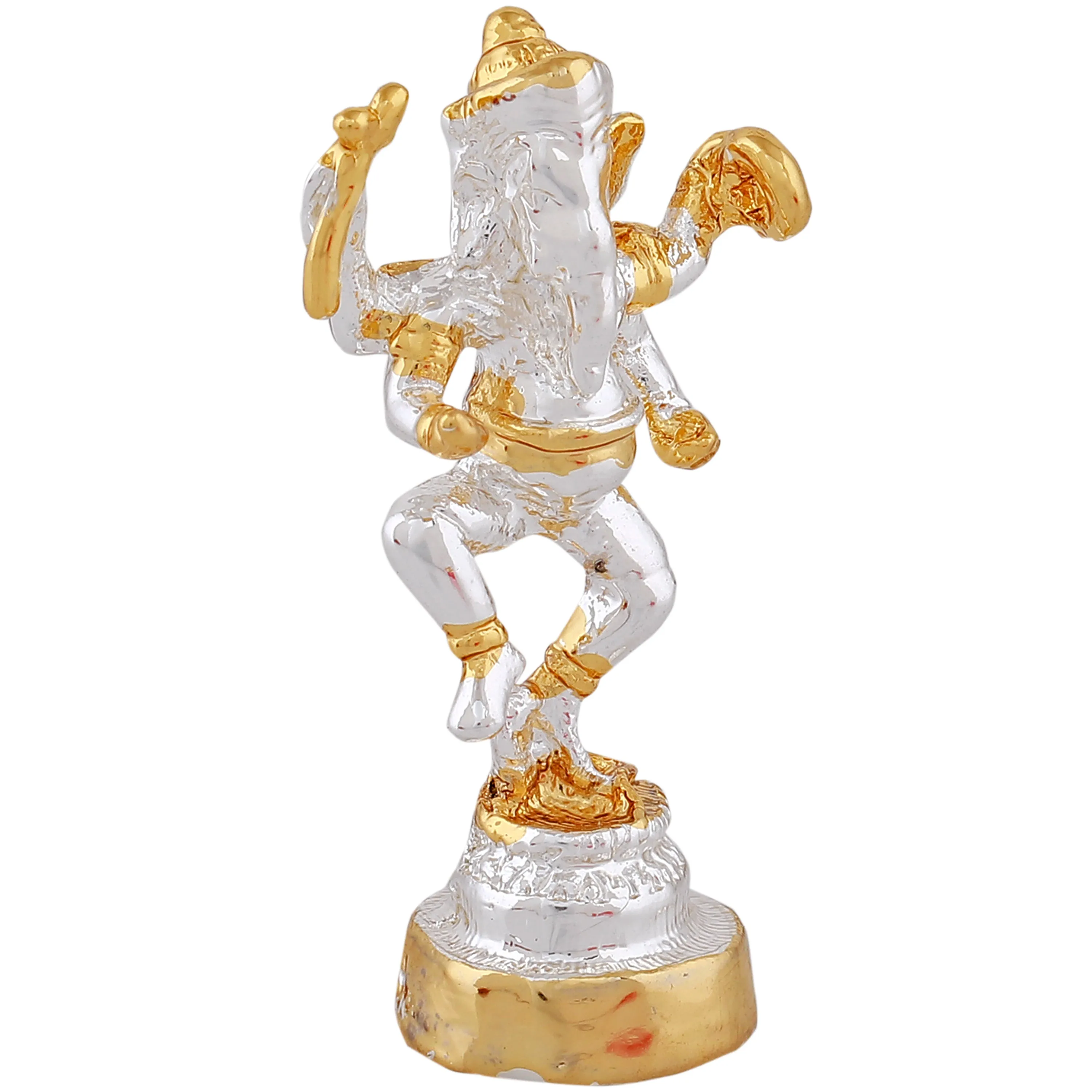 Estele Gold & Rhodium Plated Divine Ganesh Idol