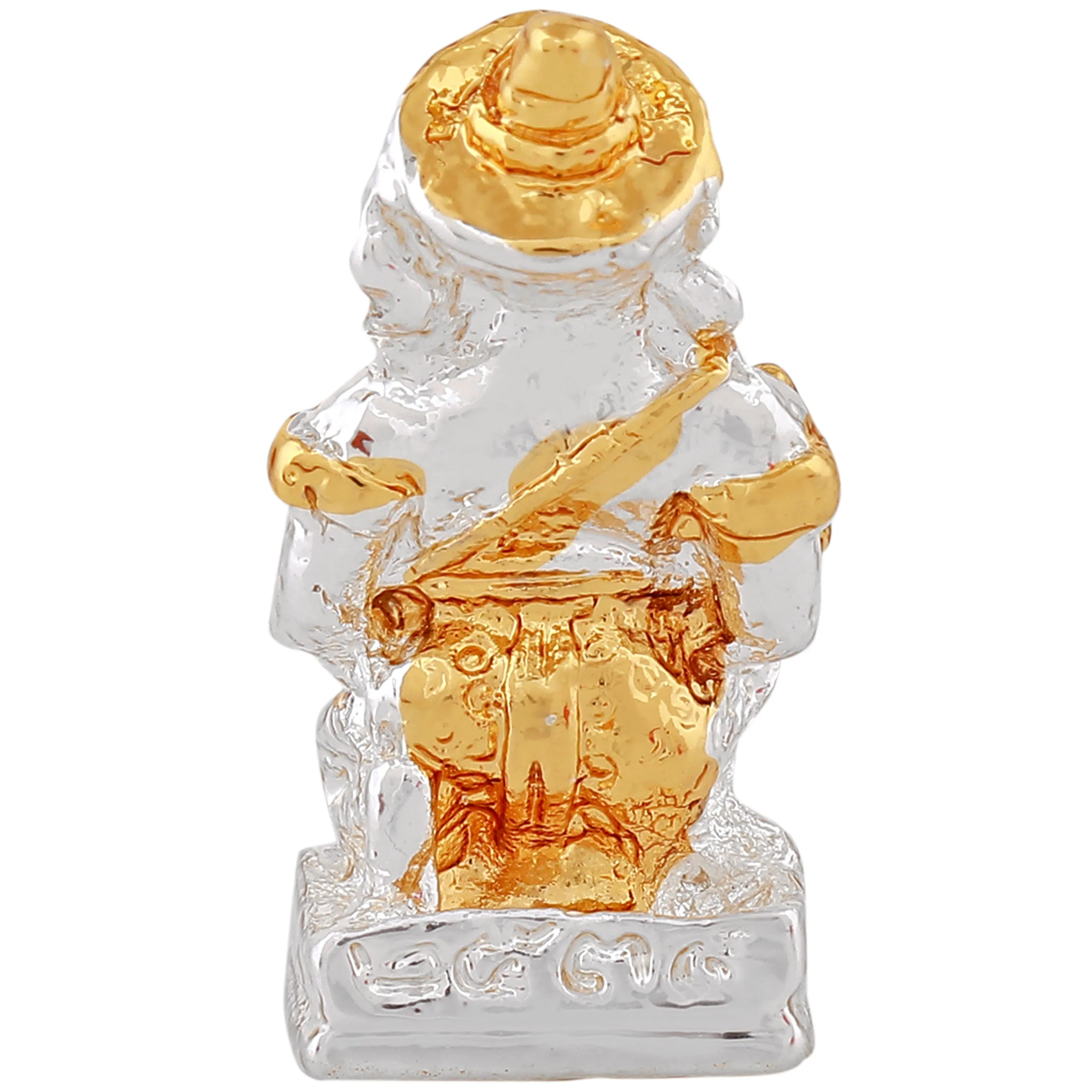 Estele Gold & Rhodium Plated Divine Ganesh Idol