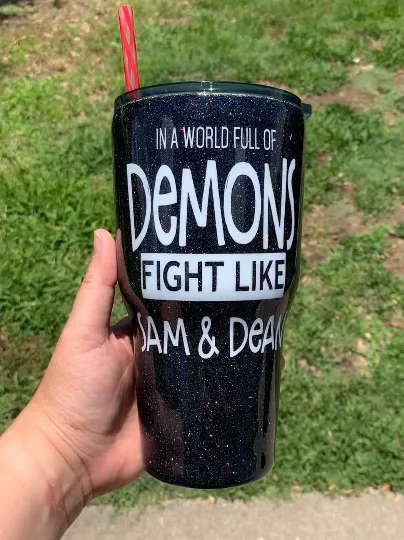 Fight Like Sam and Dean 30OZ Modern Curve