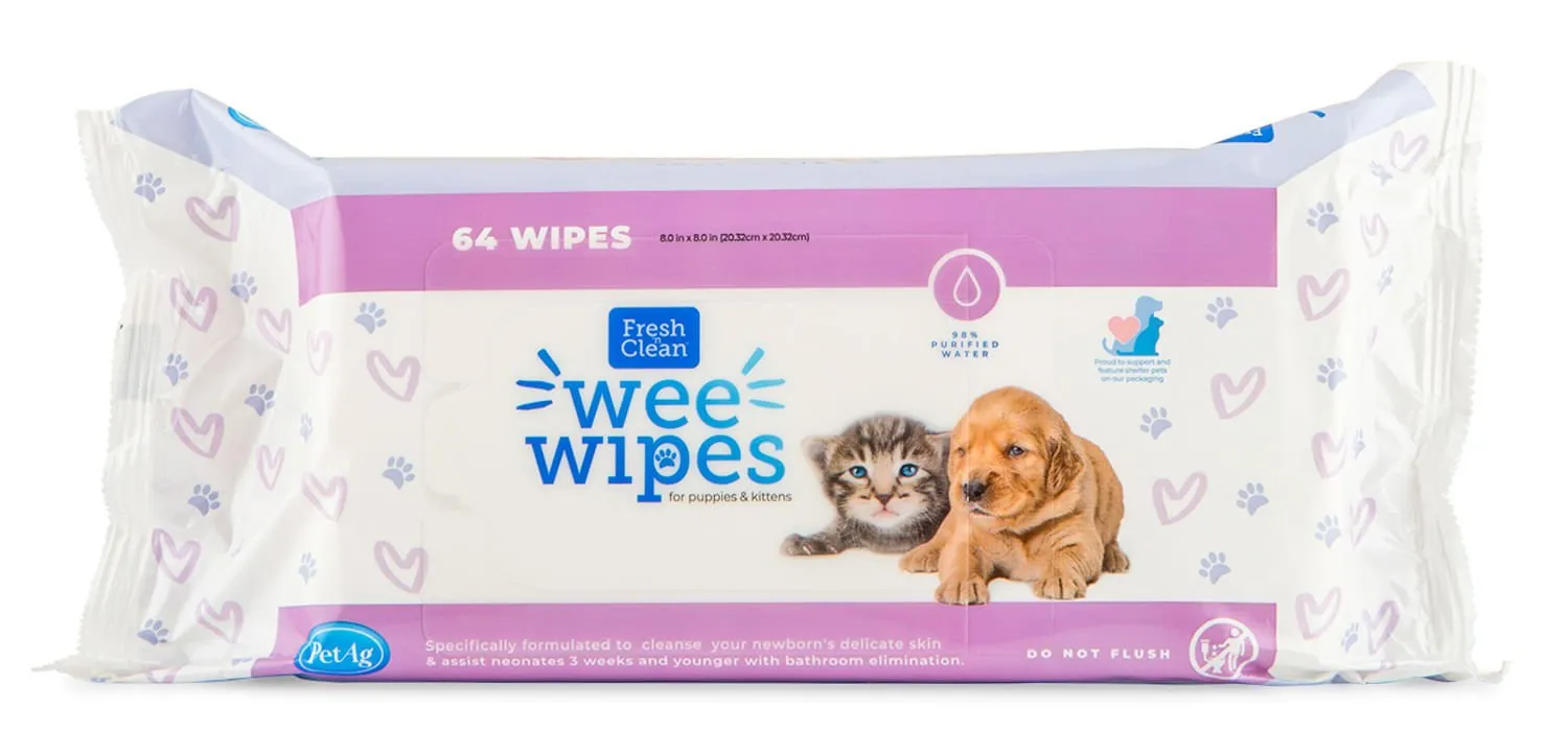 Fresh 'n Clean Wee Wipes, 64 ct