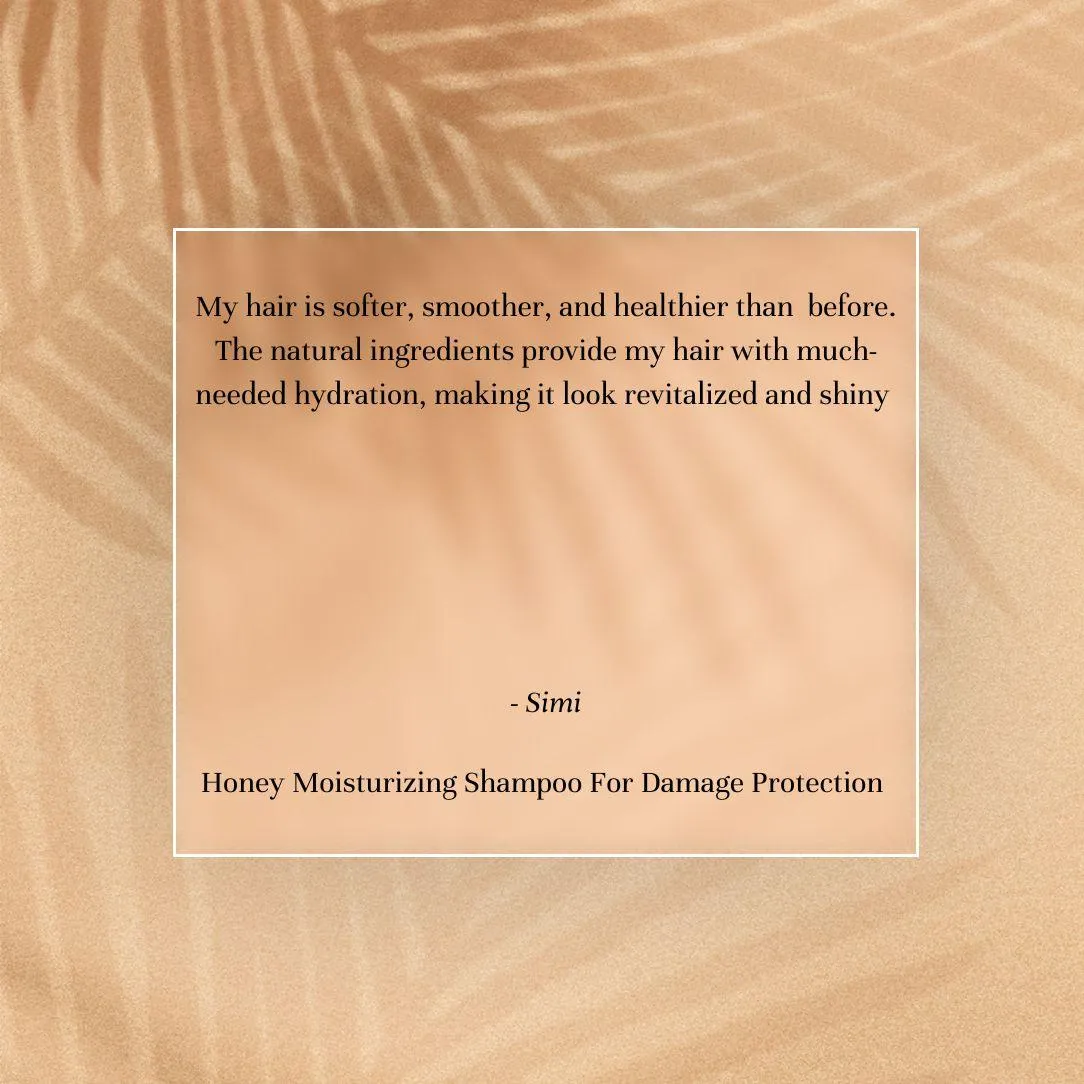 Honey Moisturizing Shampoo for Damage Protection