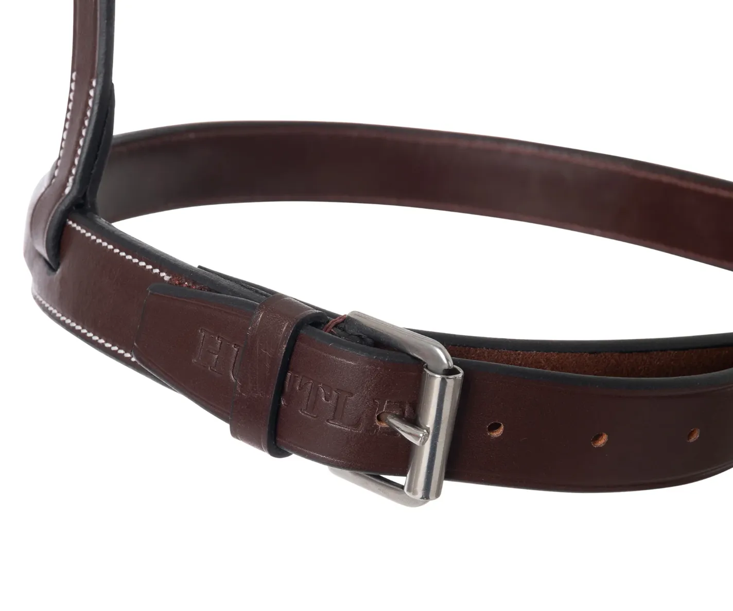 HUNTLEY CRANK NOSEBAND FANCY STITCH WIDE