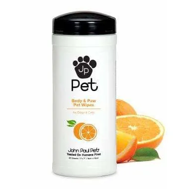 John Paul Pet Full Body & Paw Wipes (45 Sheets)