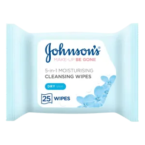 Johnsons Moisturising Make-Up Be Gone Cleansing Wipes, 25 Pack