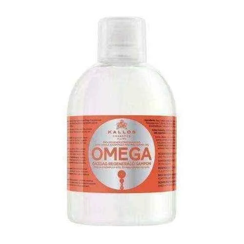 Kallos KJMN Omega restorative shampoo with a complex of Omega-6 and macadamia oil 1000ml