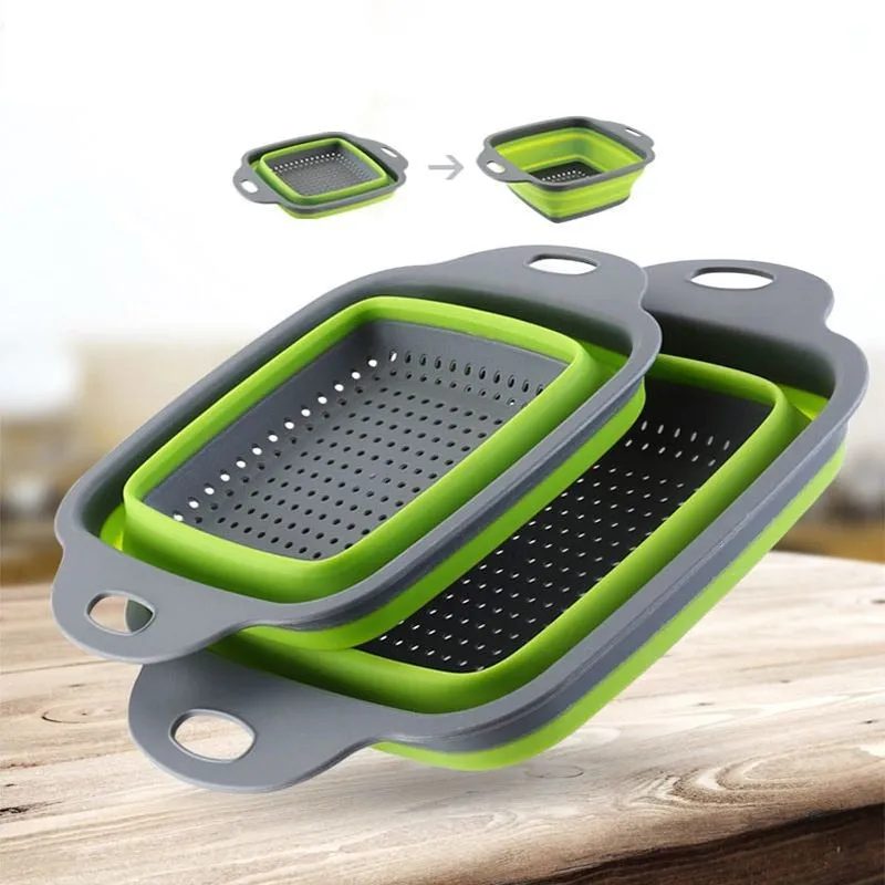 Kitchen Folding Strainer Bowls