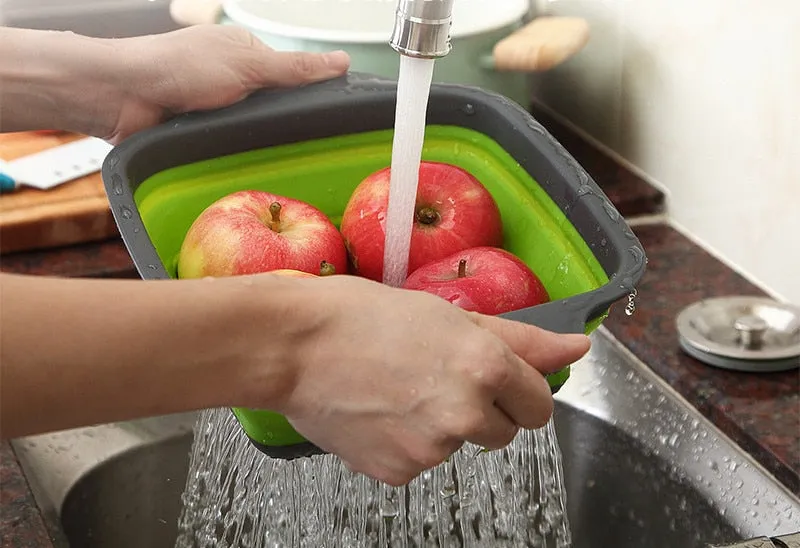 Kitchen Folding Strainer Bowls