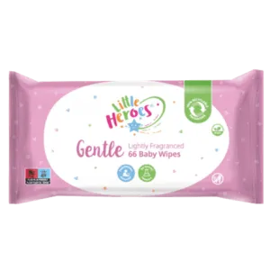 Little Heroes Gentle Lightly-Fragranced Baby Wipes, Pack of 66