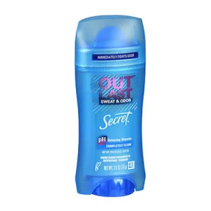 Outlast Completely Clean Antiperspirant-Deodorant Invisible Solid 2.6 oz By Secret