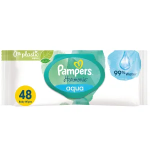 Pampers Harmonie Aqua Baby Wipes (48 Baby Wipes)