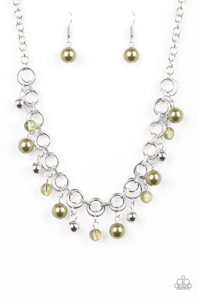 Paparazzi Necklace ~ Fiercely Fancy - Green