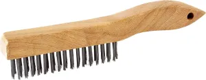 ProSource WB00416S Wire Brush, Metallic Bristle, 3/4 in W Brush, 10-7/8 in OAL :EA: QUANTITY: 1