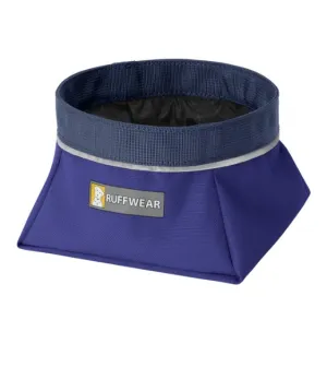 Ruffwear Quencher™ Collapsible Food & Water (Huckleberry Blue) Dog Bowl