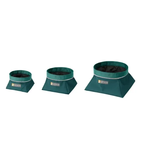 Ruffwear Quencher™ Collapsible Food & Water (Tumalo Teal) Dog Bowl