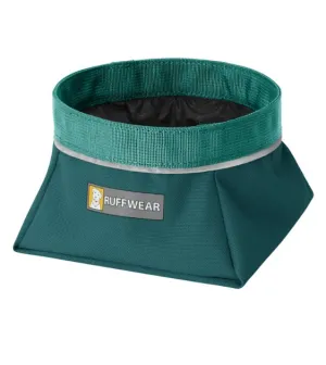 Ruffwear Quencher™ Collapsible Food & Water (Tumalo Teal) Dog Bowl