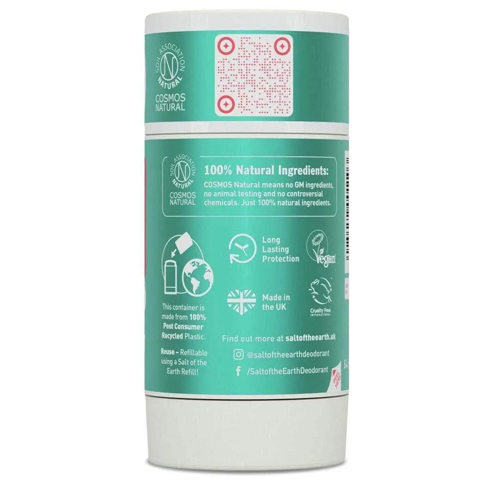 Salt of The Earth Natural Deodorant Stick (Refillable) - Melon & Cucumber