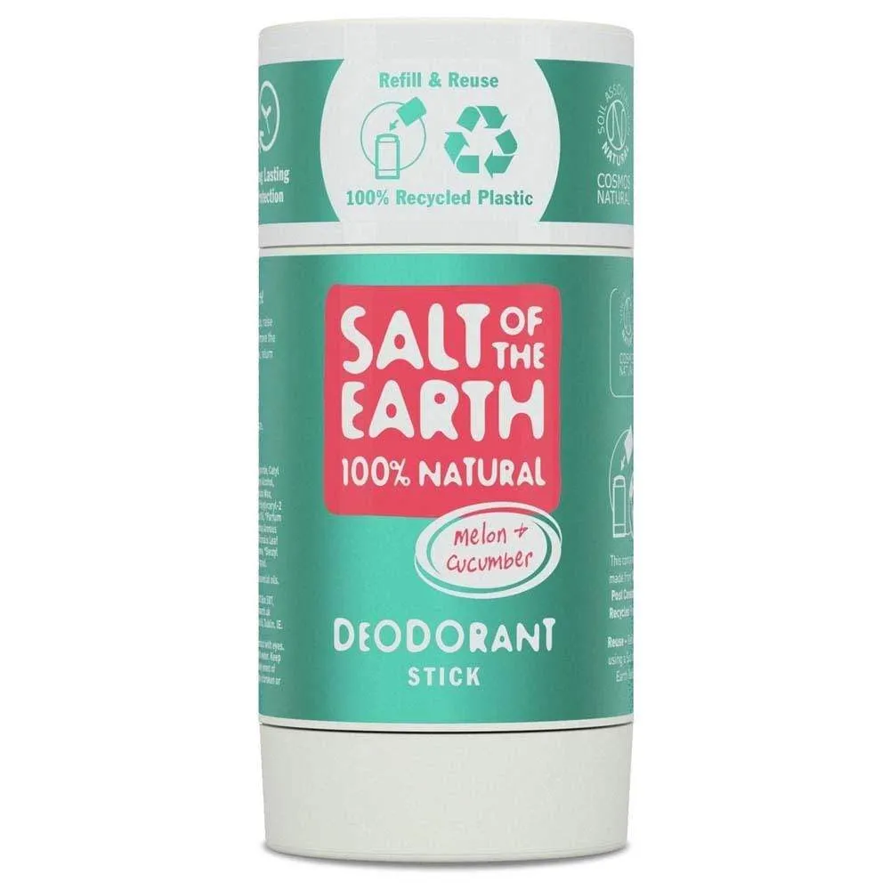 Salt of The Earth Natural Deodorant Stick (Refillable) - Melon & Cucumber