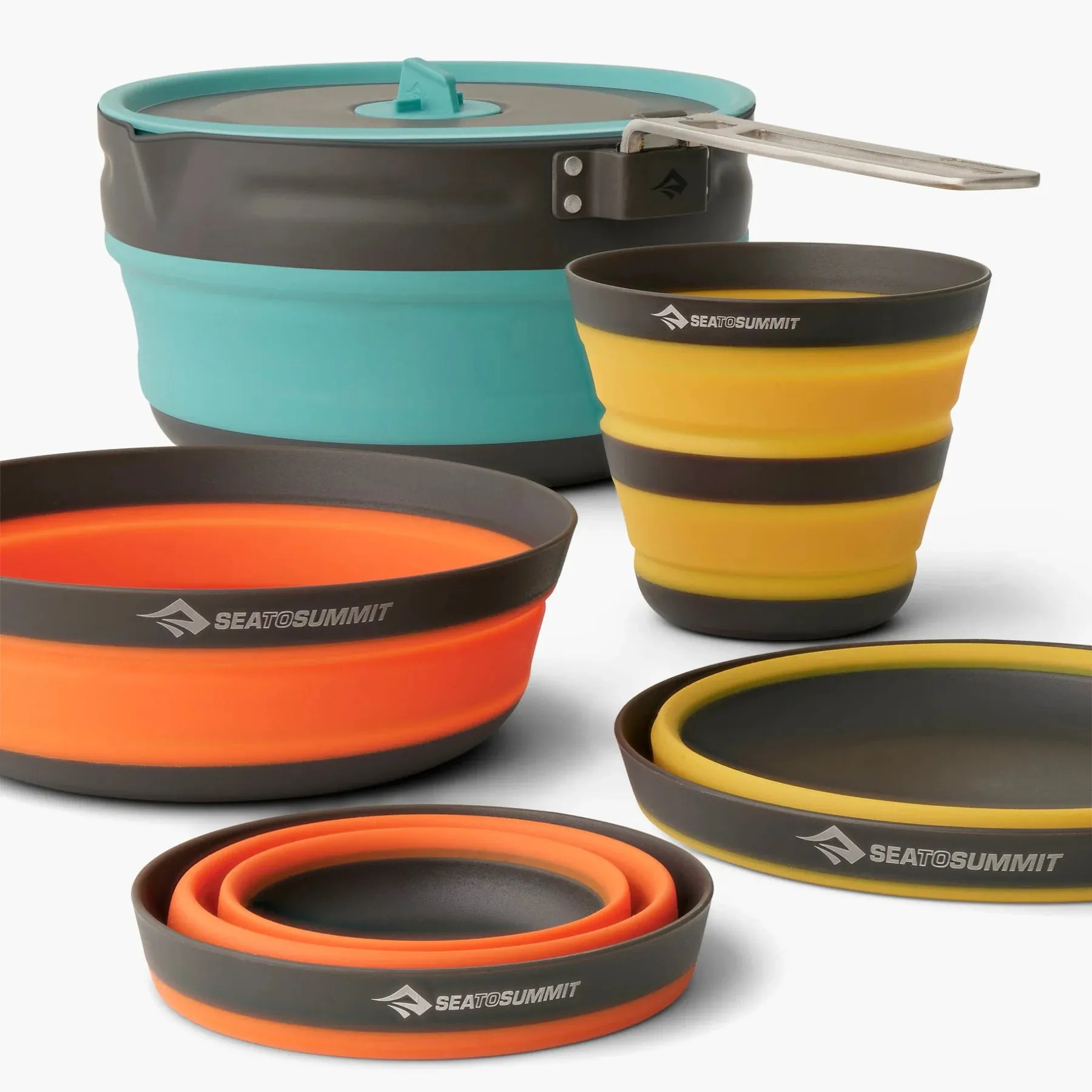 Sea To Summit Frontier UL Collapsible One Pot Cook Set 2.2L (5 Piece)