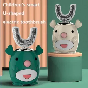 Smart Ultrasonic Silicone Toothbrush for Kids