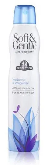 Soft & Gentle Anti-Perspirant Anti-White Marks Verbena & Waterlily 250 ml