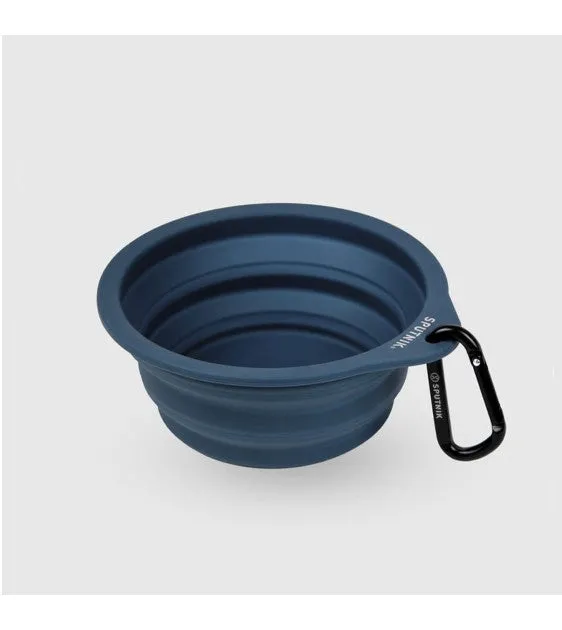 Sputnik Collapsible (Blue) Travel Dog Bowl