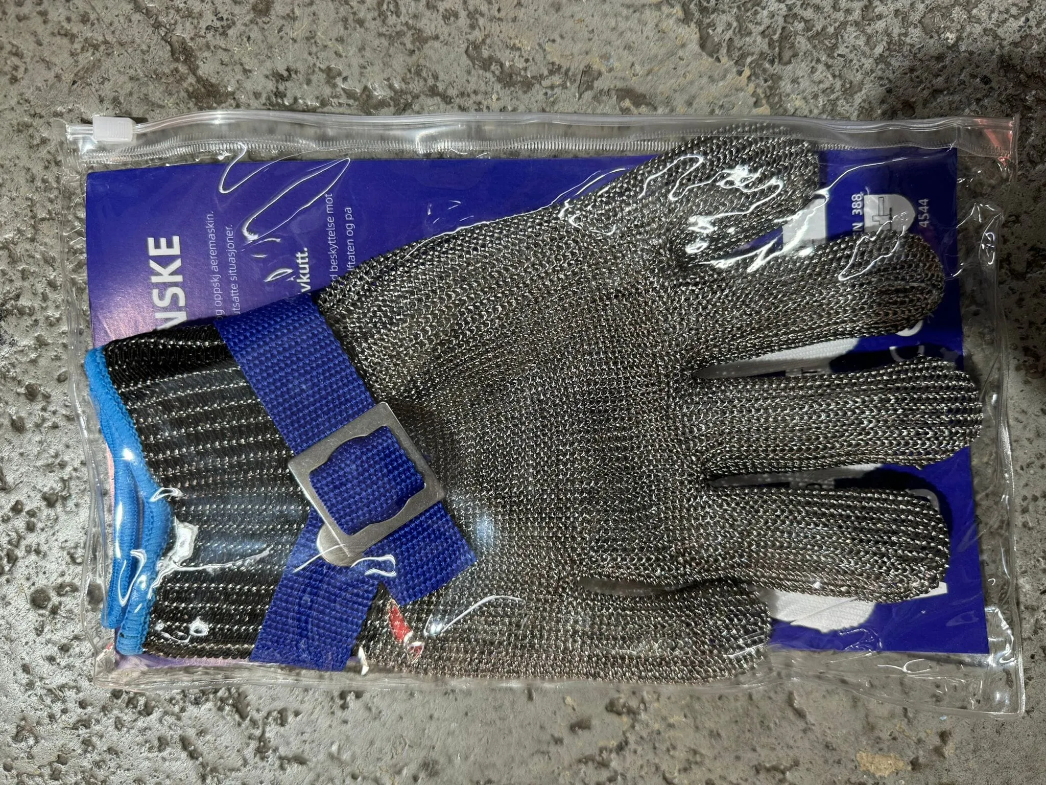 Stainless Steel Wire Mesh Anti Cut Resistant Glove | Model : GLOVE-SS-OTS