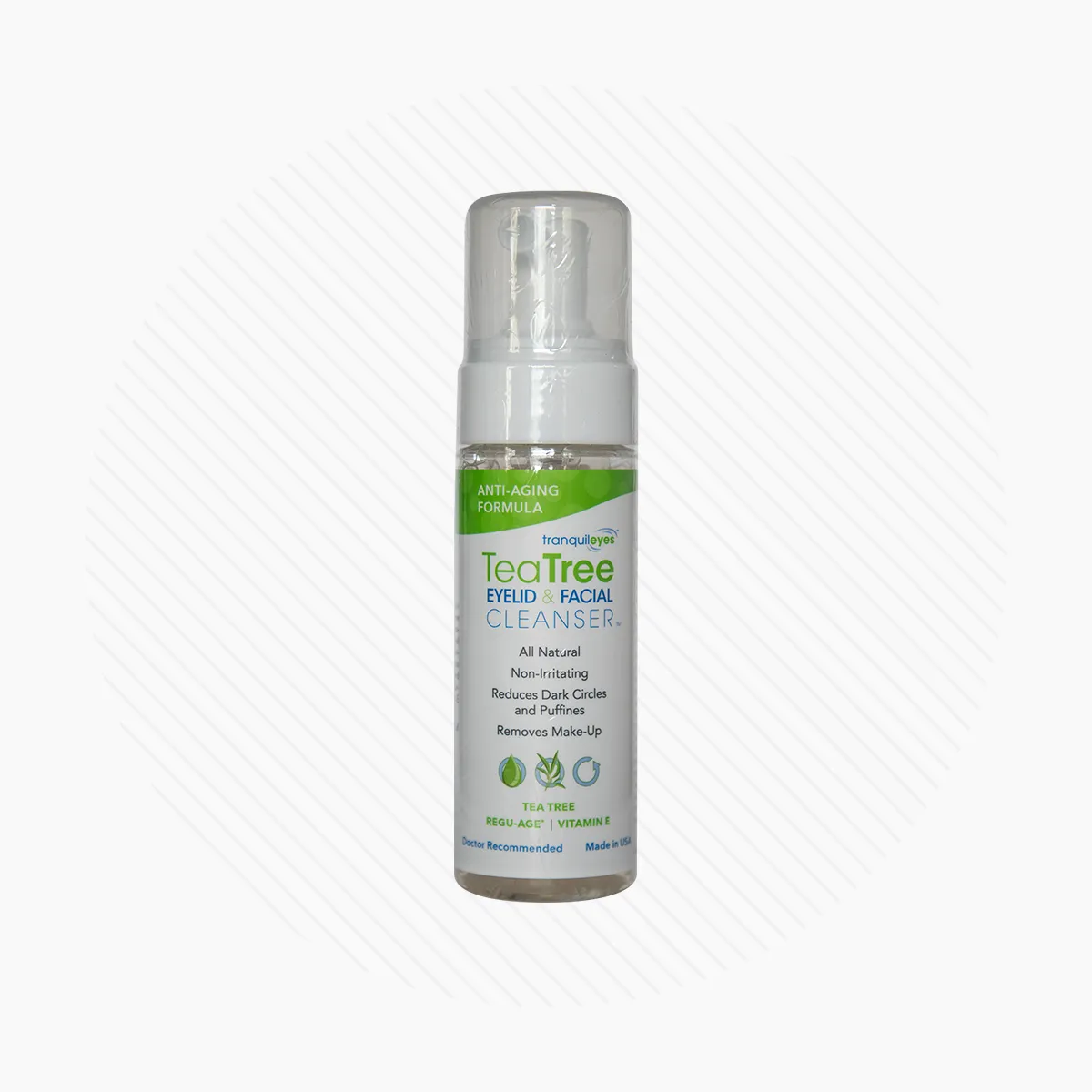 TranquilEyes Age Defying Formula Tea Tree Eyelid & Facial Cleanser