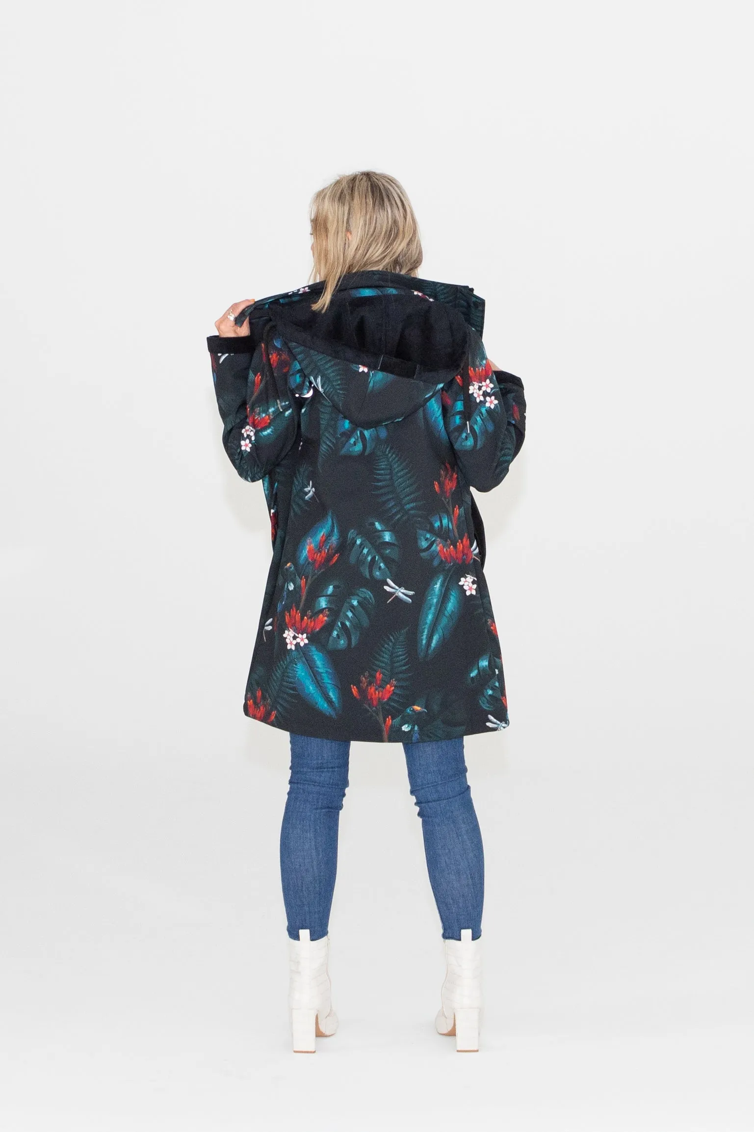 Tui luxe fleece bonded long coat