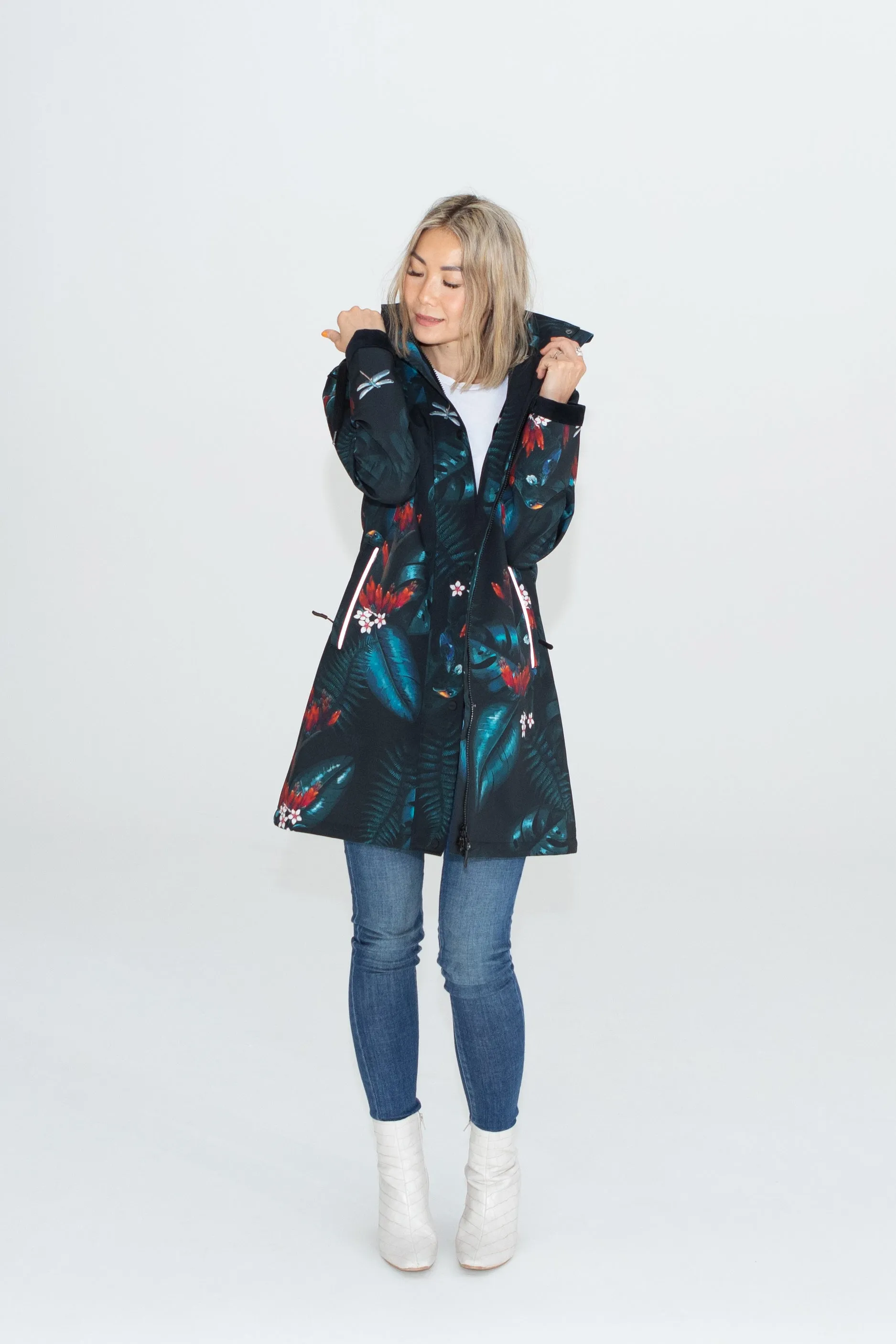 Tui luxe fleece bonded long coat