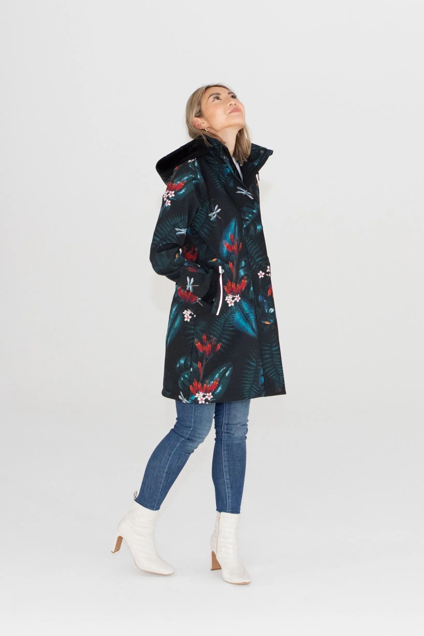 Tui luxe fleece bonded long coat