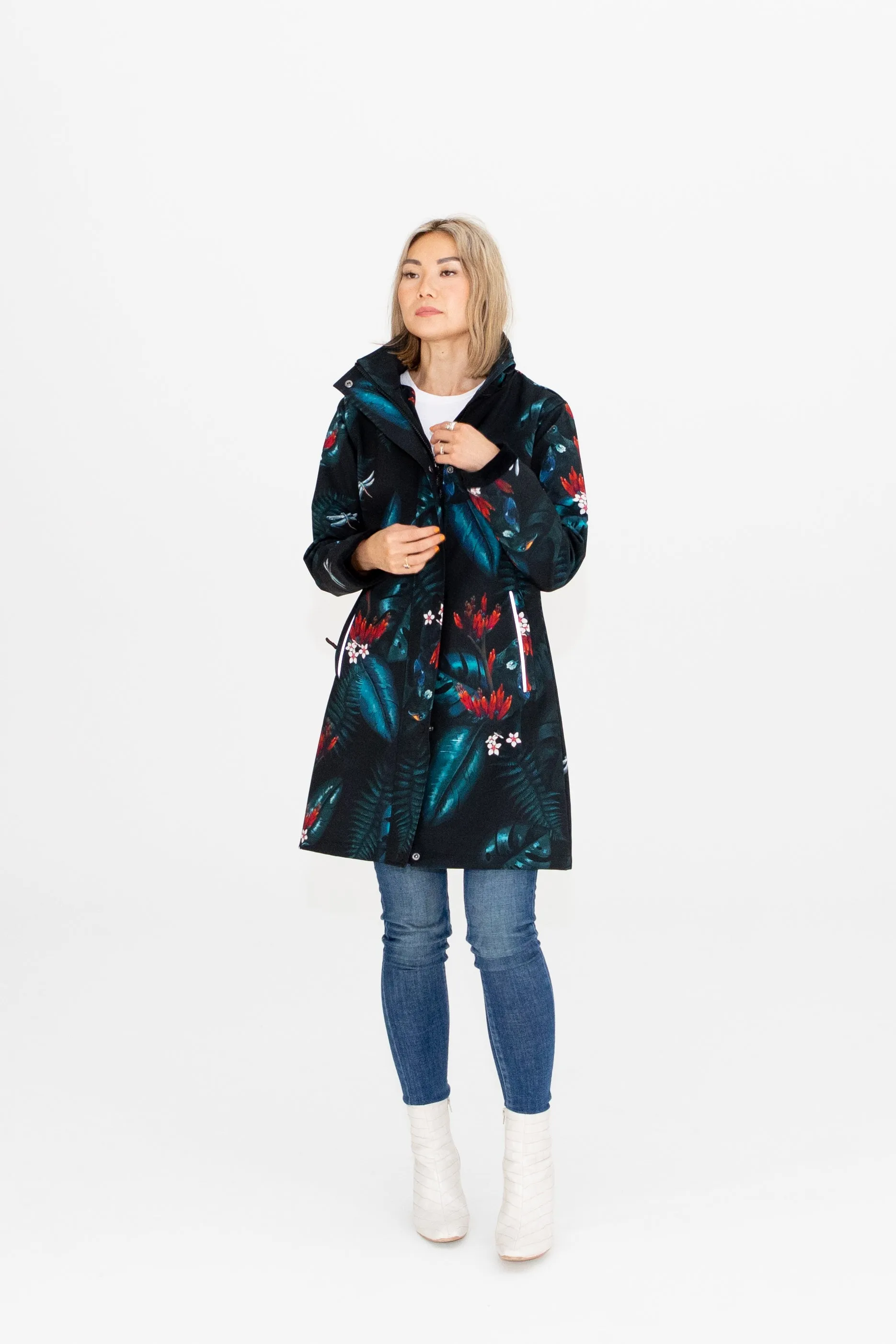 Tui luxe fleece bonded long coat