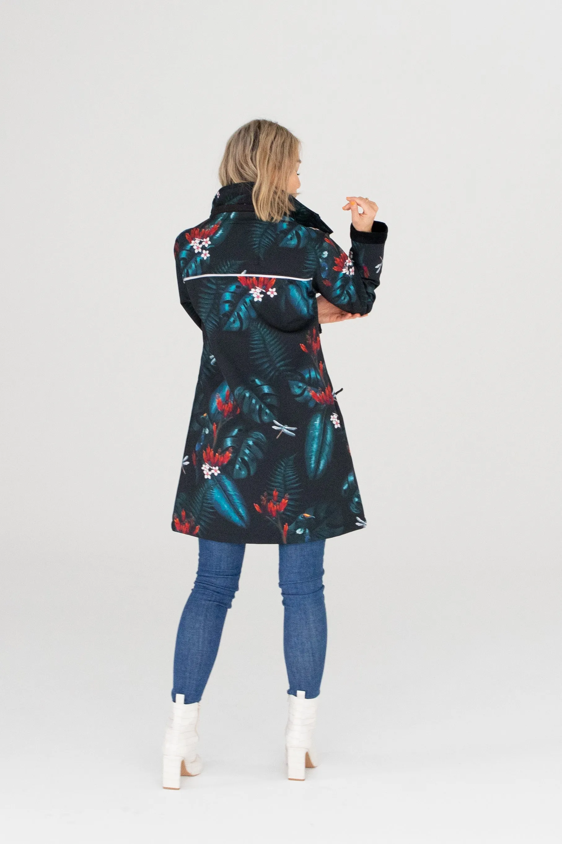 Tui luxe fleece bonded long coat