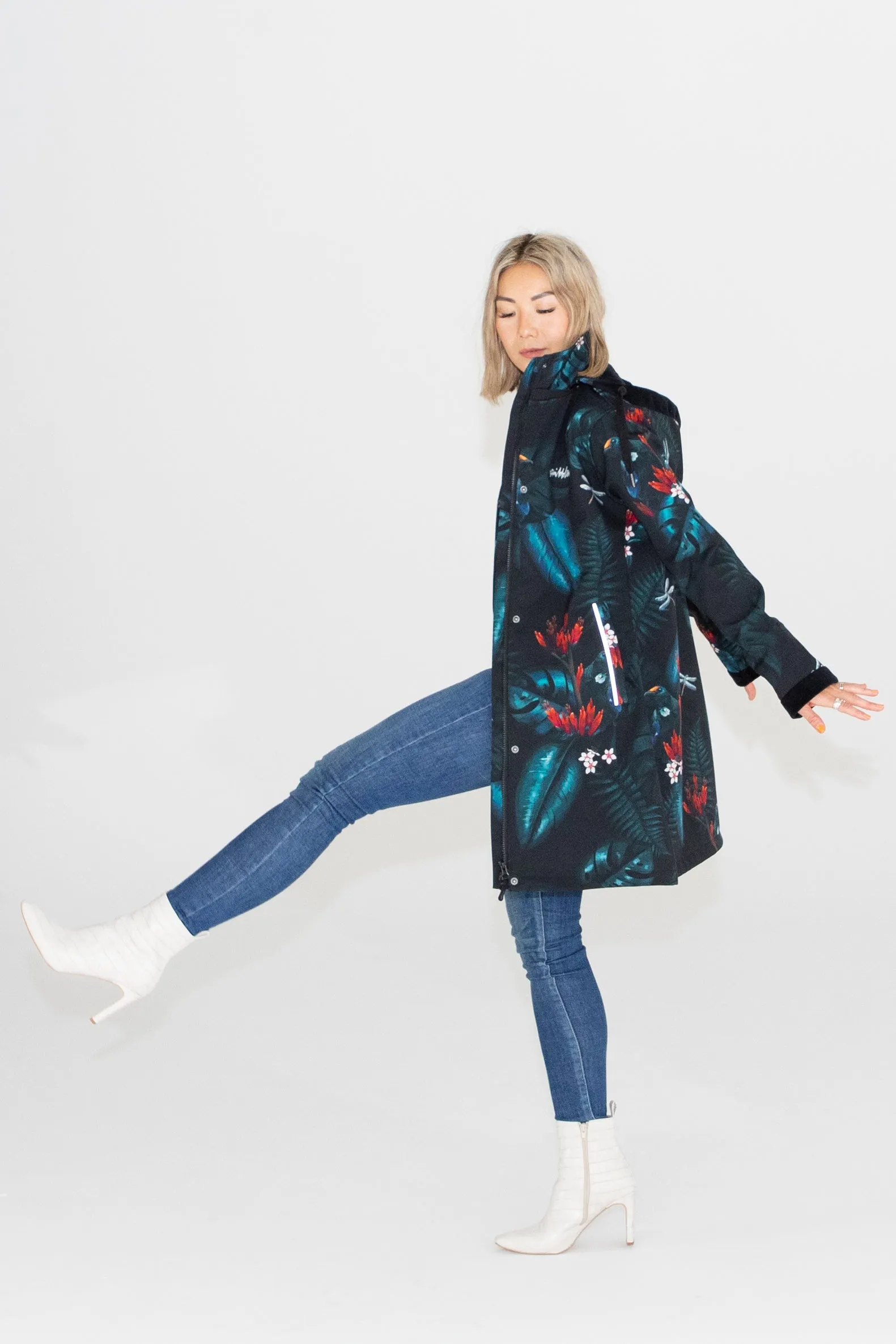 Tui luxe fleece bonded long coat