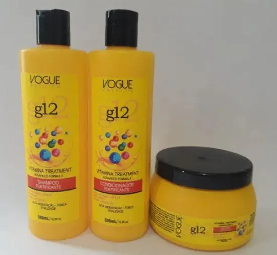 Vitamin G12 Maintenance Home Care Hair Fortifying Kit 3x500 - Vogue Fashion